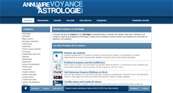 Desktop Screenshot of annuaire-voyance-astrologie.com