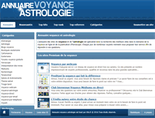 Tablet Screenshot of annuaire-voyance-astrologie.com
